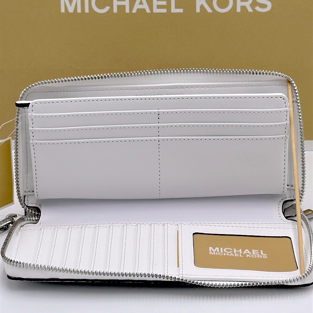 Michael Kors Large Pebbled Leather Continental Wallet Wristlet Phone Holder
Opt - Picture 7 of 12